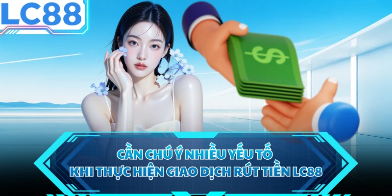 Cần chú ý nhiều yếu tố khi thực hiện giao dịch rút tiền LC88